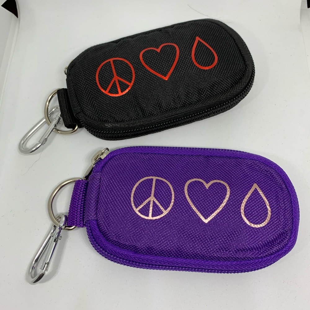 Essential Oil Travel Keychain Carry Zip Pouch Bag